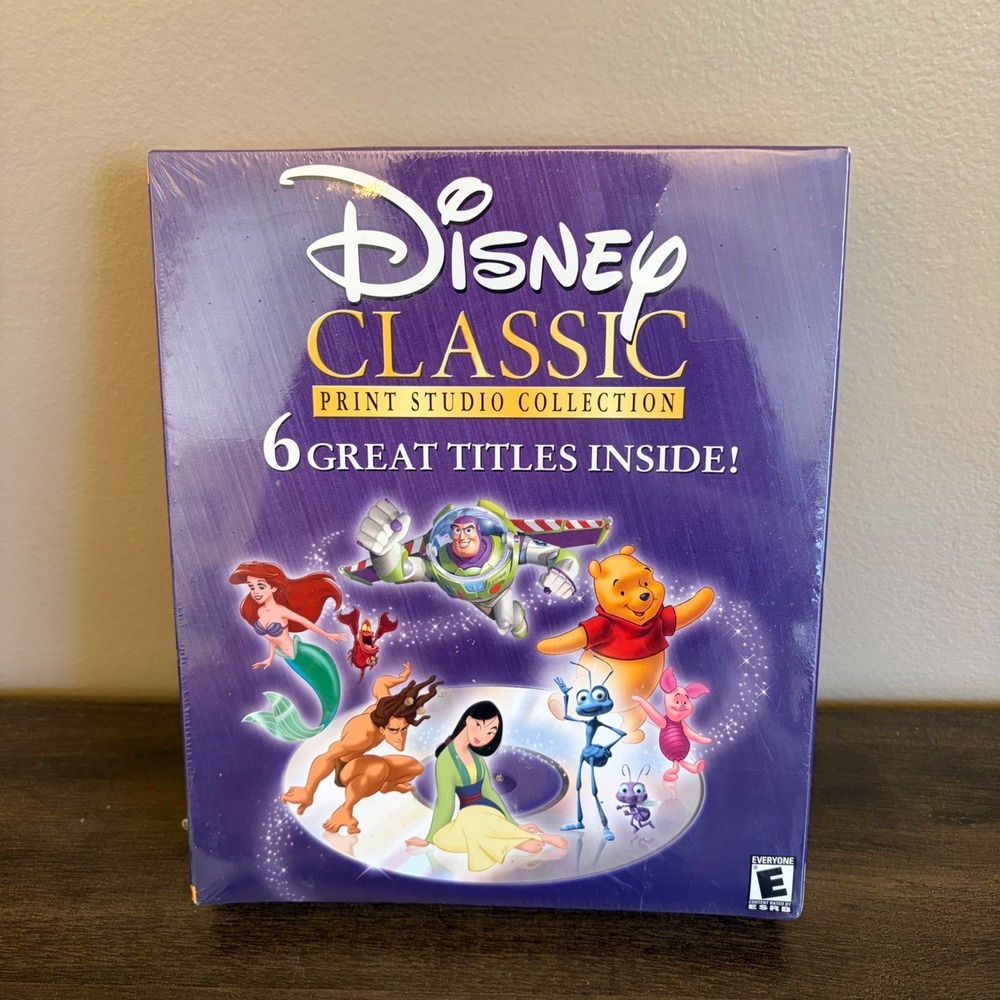 Disney Classic Print Studio Collection PC CD-ROM 6 Titles Toy Story Tarzan New‎